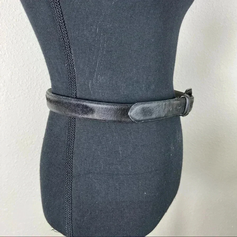 Lake Shore Drive Accessories | Genuine Dark Brown Leather Belt